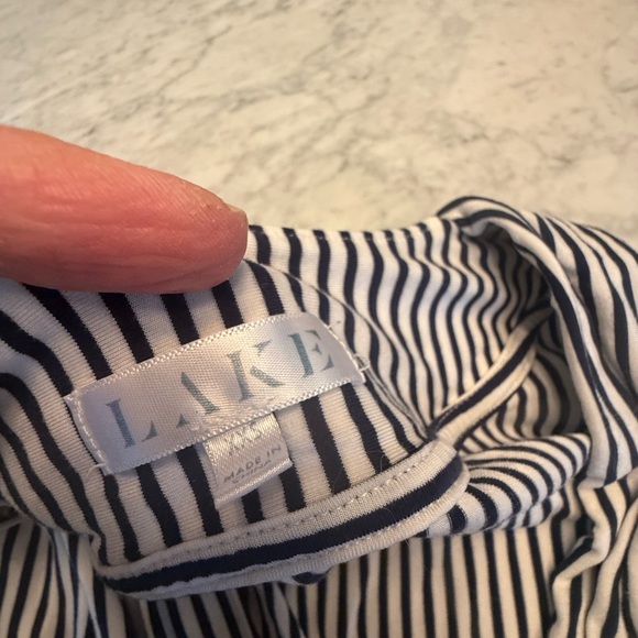 Lake Navy and White Kimono Set size xxs - Picture 2 of 5